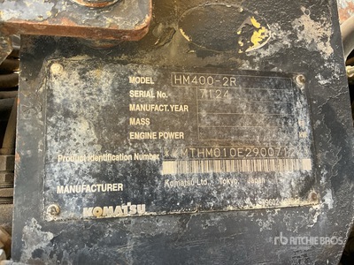 2011 Komatsu HM400-2R Articulated Dump Truck