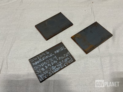 (400) 6” x 4” x 3/8” Thick Metal Plates