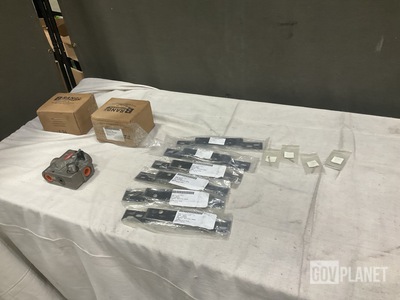 (91) Angle Brackets, (4) Valve Flow Dividers, (11) Screws & Assorted Items