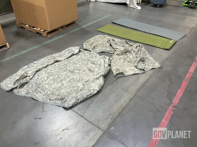 (41) Wet Weather Poncho Liners & (75) Self-Inflating Sleeping Mats