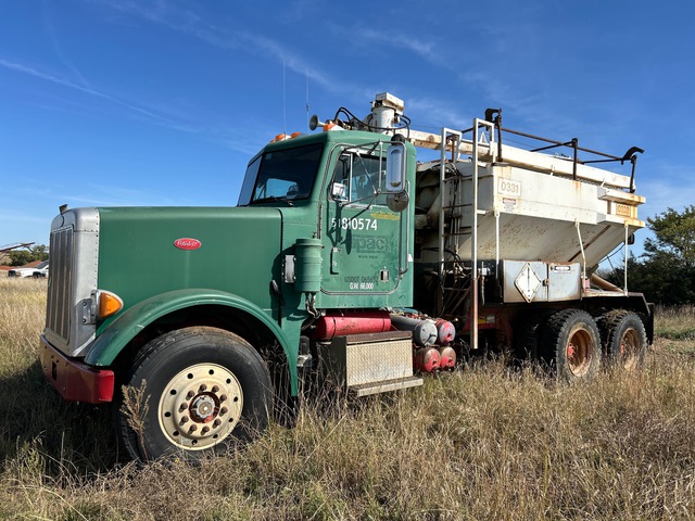 A.R. Equipment Body on 1992 Peterbilt 357 6x4 Explosives Emulsion Truck