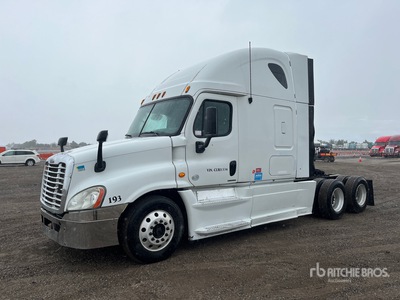 2012 Freightliner Cascadia 125 6x4 T/A Sleeper Truck Tractor