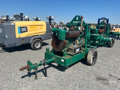 Pioneer Pump Trailer-Mounted Bomba de agua (Inoperable)