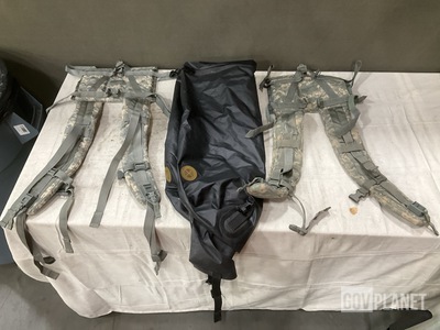 (89) Enhanced Frame Shoulder Straps & (3) Compression Stuff Sacks