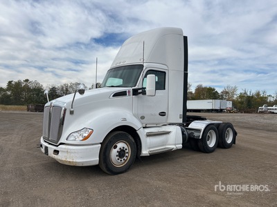 2014 Kenworth T-680 6x4 T/A Day Cab Truck Tractor