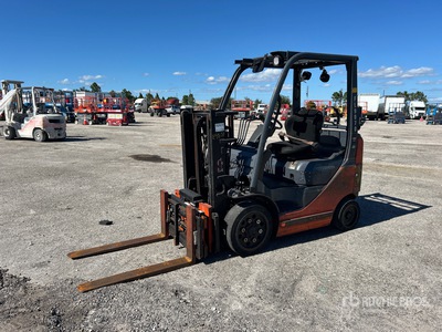 2014 Toyota 8FGCU20 4000 lb Cushion Tire Forklift