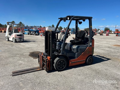 2014 Toyota 8FGCU20 4000 lb Pneumatic Tire Forklift