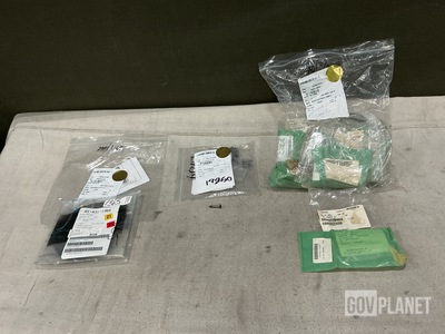 (11) Electrical Connector Inserts, (11) Machine Screws & Assorted Items