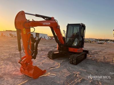 2016 Hitachi ZX55USR-5A Mini Excavator