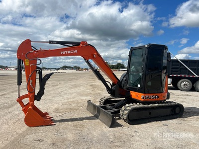 2016 Hitachi ZX55USR-5A Mini Excavator
