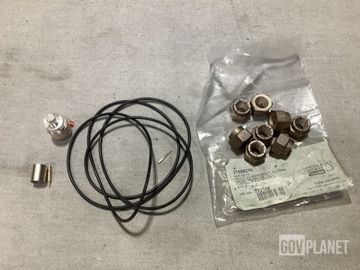 (8) Nuts, (1) O-Ring, (1) Electrical Connector Plug & Assorted Items