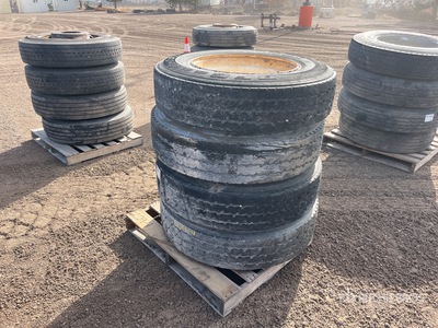 Quantity of (4) 11R24.5 Tires