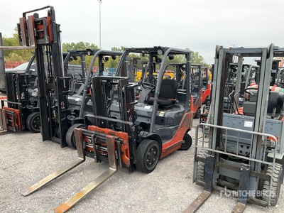 2014 Toyota 8FGCU20 4000 lb Cushion Tire Forklift
