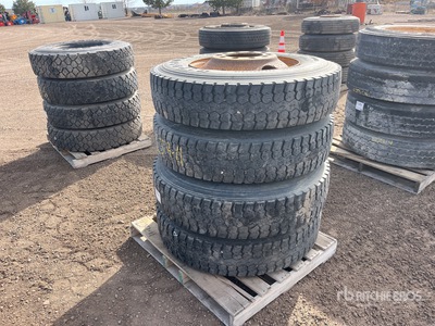Quantity of (4) 11R24.5 Tires