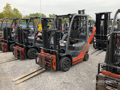 2014 Toyota 8FGCU20 4000 lb Cushion Tire Forklift