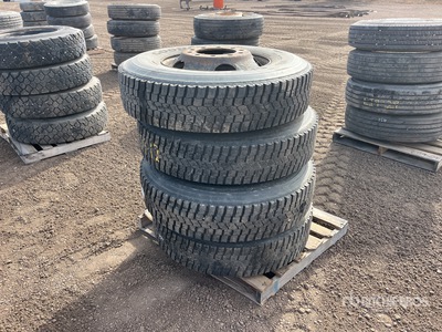 Quantity of (4) 11R22.5 Tires