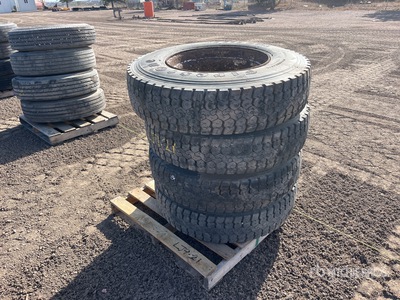 Quantity of (4) 11R22.5 Tires