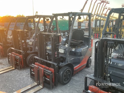 2014 Toyota 8FGCU20 4000 lb Cushion Tire Forklift