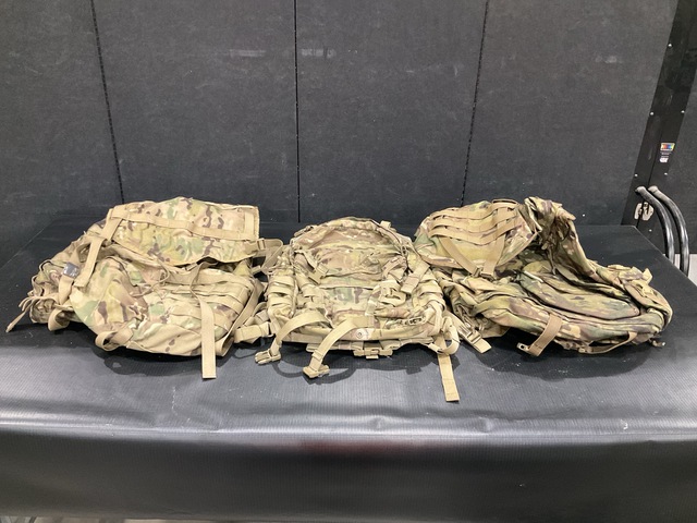 (6) Field Packs, (8) Assault Packs & Assorted Items