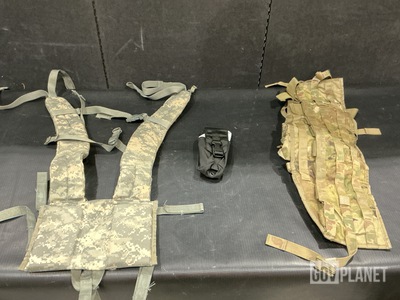 (18) Enhanced Frame Shoulder Straps, (23) Magazine Holders & Assorted Items