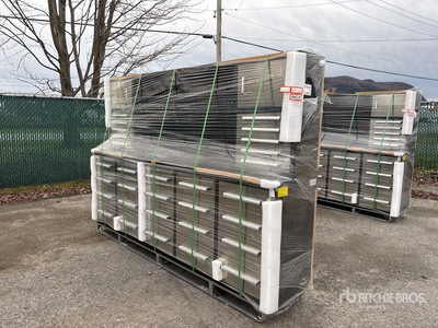 2025 Suihe NWB-H30DS -9.5 9 ft 6 in 30-Drawer Workbench (Unused)