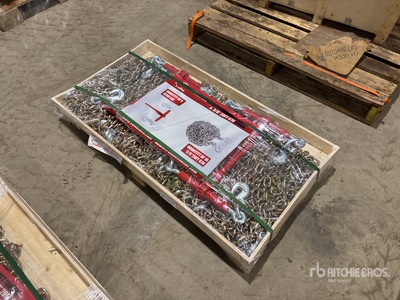 Quantity of (5) 2025 Suihe BC-9200 9200 lb Ratchet Binders & (10) 20 ft Chains (Unused)