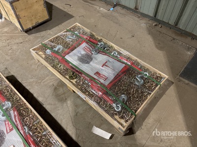 Quantity of (5) 2025 Suihe BC-9200 9200 lb Ratchet Binders & (10) 20 ft Chains (Unused)