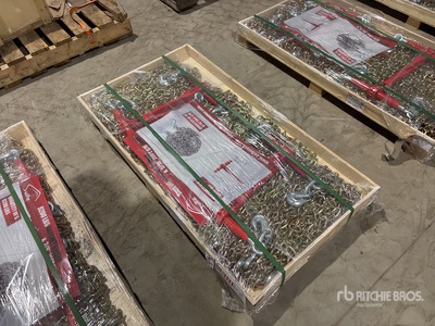 Quantity of (5) 2025 Suihe BC-5400 5400 lb Ratchet Binders & (10) 20 ft Chains (Unused)