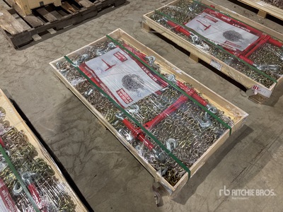 Quantity of (5) 2025 Suihe BC-5400 5400 lb Ratchet Binders & (10) 20 ft Chains (Unused)