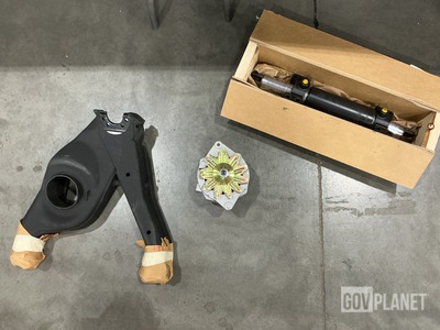 (1) Cylinder Assembly, (2) Alternators, (1) Control Arm & Assorted Items