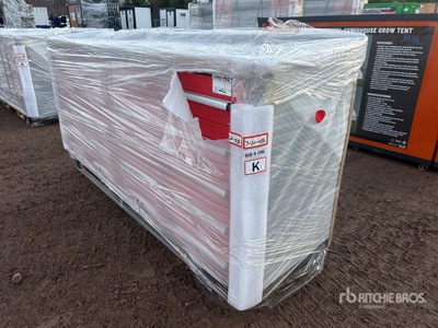 2025 Suihe 7FT-WB-10D-2 7 ft 20-Drawer ベンチ (Unused)