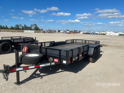 2012 Texas Trailers CH1610 16 ft T/A مقطورة متعددة الأغراض