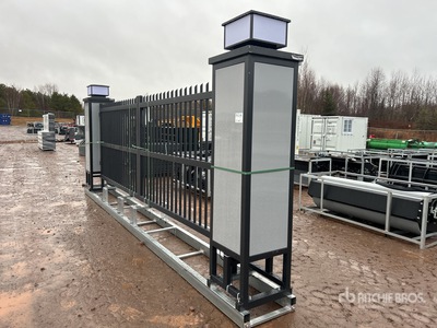 2025 Suihe SG 20 ft Wrought Iron Bi-Parting Driveway Gate (Unused)