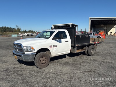 2016 Ram 3500 4x2 Flatbed Truck