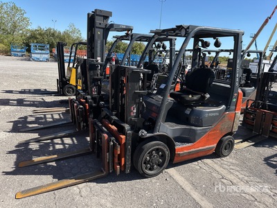 2014 Toyota 8FGCU20 4000 lb Cushion Tire Forklift
