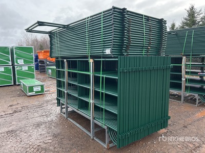 Quantity of (56) 2025 Suihe NP10-54-2 10 ft Powder Coated Livestock Panel (Unused)