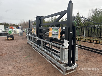 Quantity of (3) 2025 Suihe NFG-20FB-3 20 ft Bi-Parting Farm Driveway Gate (Unused)
