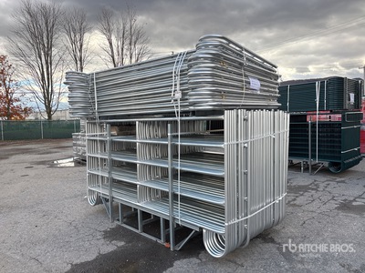 Quantity of (56) 2025 Suihe SP10-S-56 10 ft Powder Coated Livestock Panel (Unused)