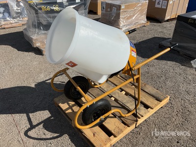 Westward 3 1/2 CU Ft Wheelbarrow Mixer