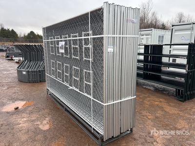 Quantity of (20) 2025 Suihe SF-D-20 10 ft x 6 ft Temporary Valla (Unused)