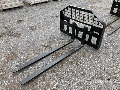 2025 GIYI DHC 60 in Horquillas para Minicargador (Sin Usar) / Skid Steer Forks (Unused)