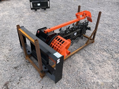 2025 GIYI D39 39 in Zanjadora para Minicargador (Sin Usar) / Trancheuse chariot élévateur (Unused)