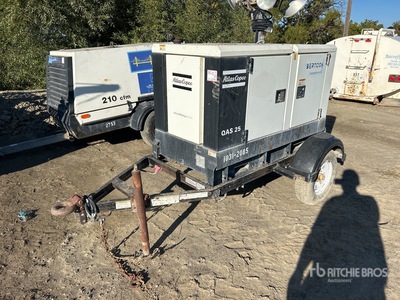 2013 Atlas Copco QAS25 Mobile Generator Set