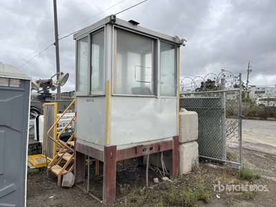 6 ft 4 in x 4 ft 2 in Skid-Mounted Guard Shack