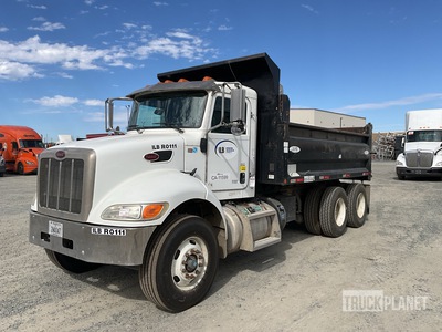 2015 Peterbilt 348 6x4 Transfer Tri/A Dump Truck