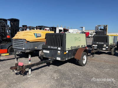 2013 Sullair 185 185 cfm Mobile Air Compressor
