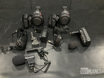 (2) Canon EOS C100 Cinematic Cameras