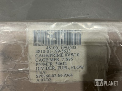 Delavan 34642 Flow Fuel Divider