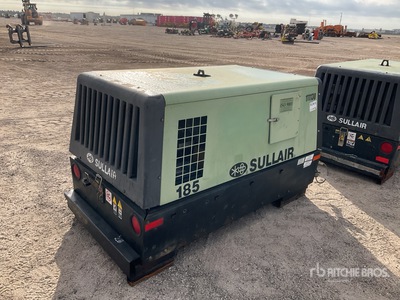 2014 Sullair 185 187 cfm Skid-Mounted Air Compressor
