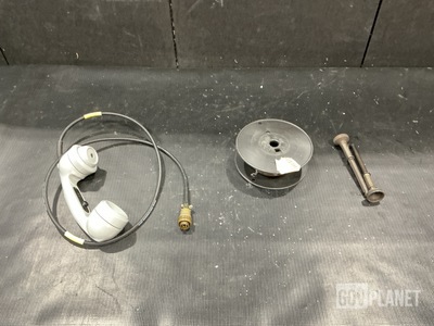 (2) Quick Release Pins, (130’) of Electrical Wire, (1) Handset & Assorted Items